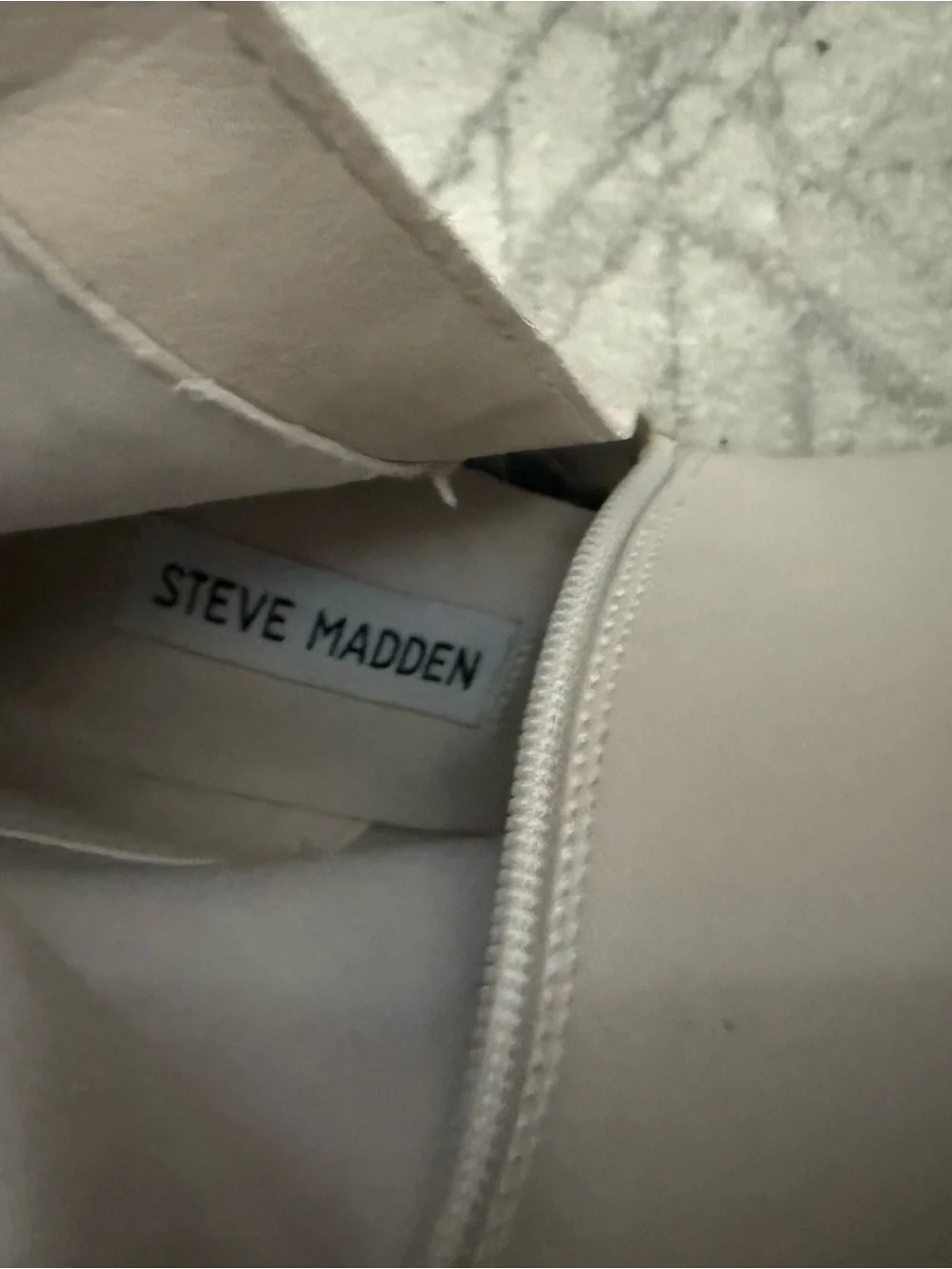 Steve Madden Cream Over-the-Knee Block Heel Boots